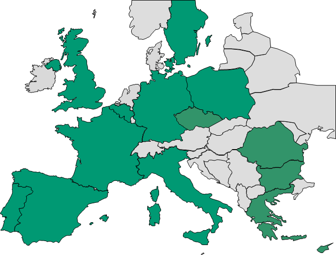 Hazardous Waste Management situation in 14 EU countries